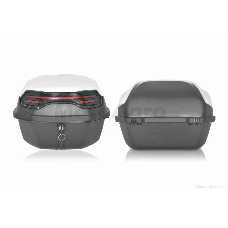 Кофр  48L  39*39*29см  #ROBIK  знімний  "LIPAI"  (білий глянсовий)