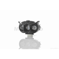 Фара додаткова діодна пугач 99*63 12-36V IP67 мультирежим +кнопка 2176