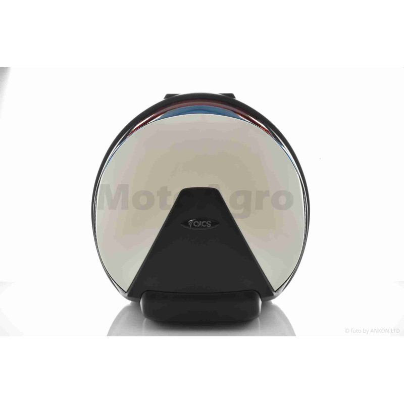 Кофр  54L  410*410*320mm  #K30  "SOYO"  (чорно-білий, переносний, м'яка спинка)