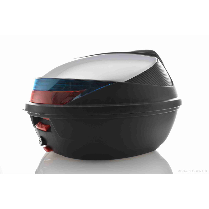 Кофр  54L  410*410*320mm  #K30  "SOYO"  (чорно-сірий, переносний, м'яка спинка)