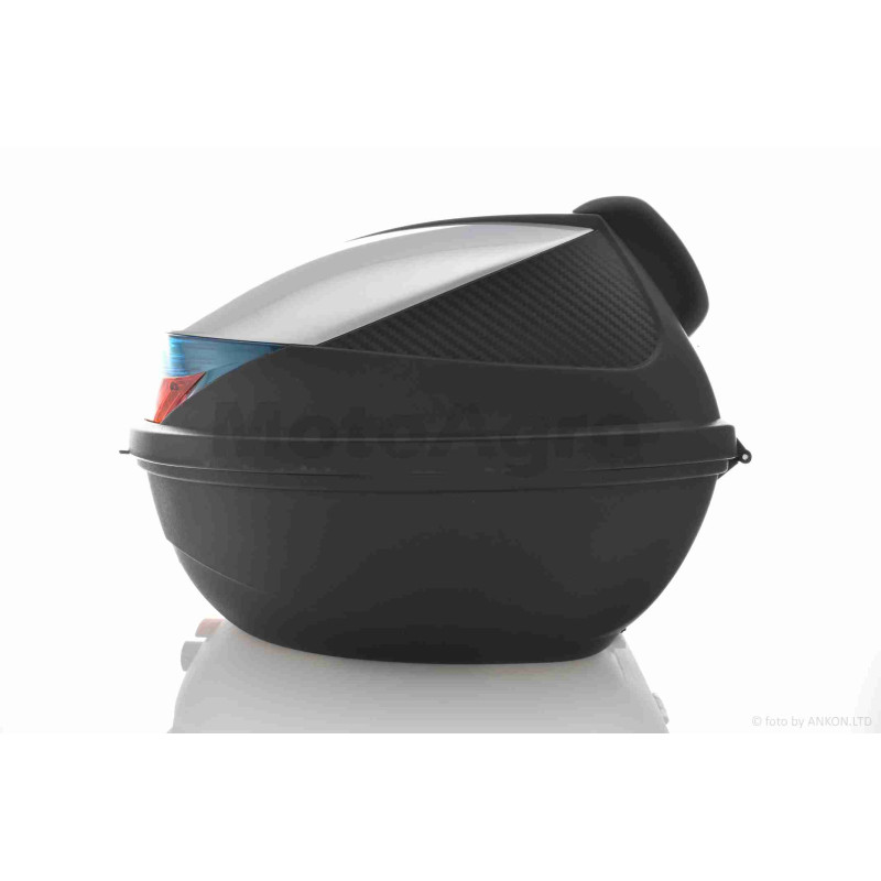 Кофр  54L  410*410*320mm  #K30  "SOYO"  (чорно-сірий, переносний, м'яка спинка)