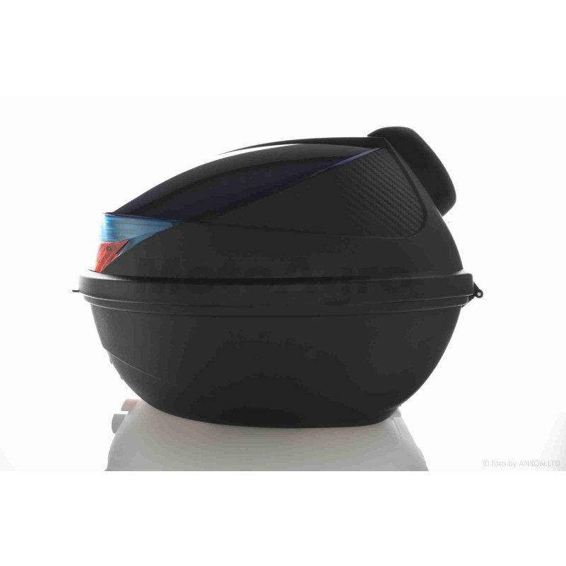 Кофр  54L  410*410*320mm  #K30  "SOYO"  (чорно-синій, переносний, м'яка спинка)