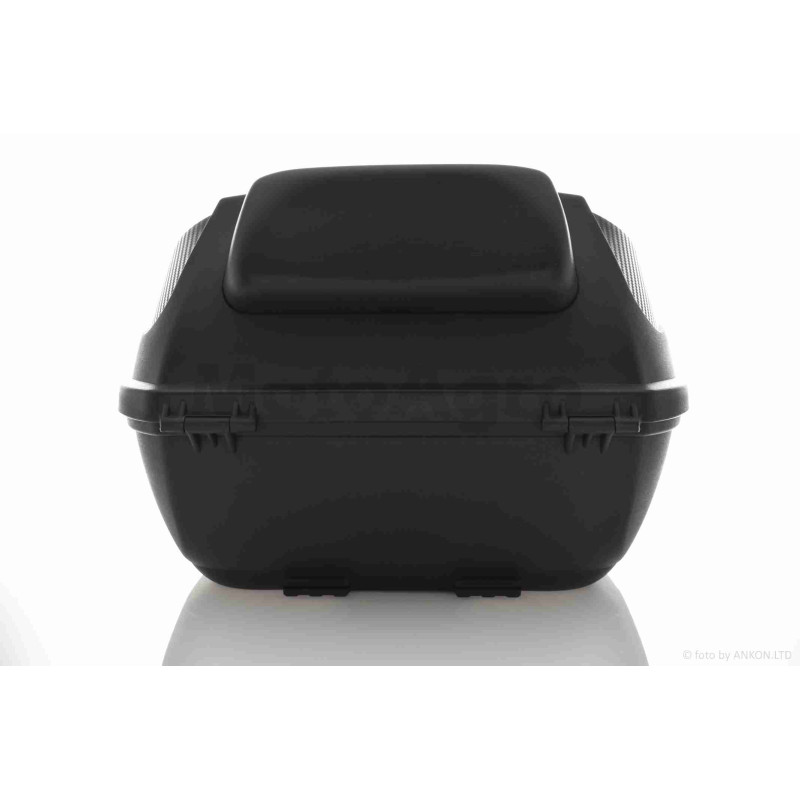 Кофр  54L  410*410*320mm  #K30  "SOYO"  (чорний глянсовий, переносний, м'яка спинка)