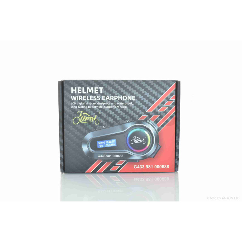 Гарнітура блютуз для мото шолома   #Q08 "LIPAI"