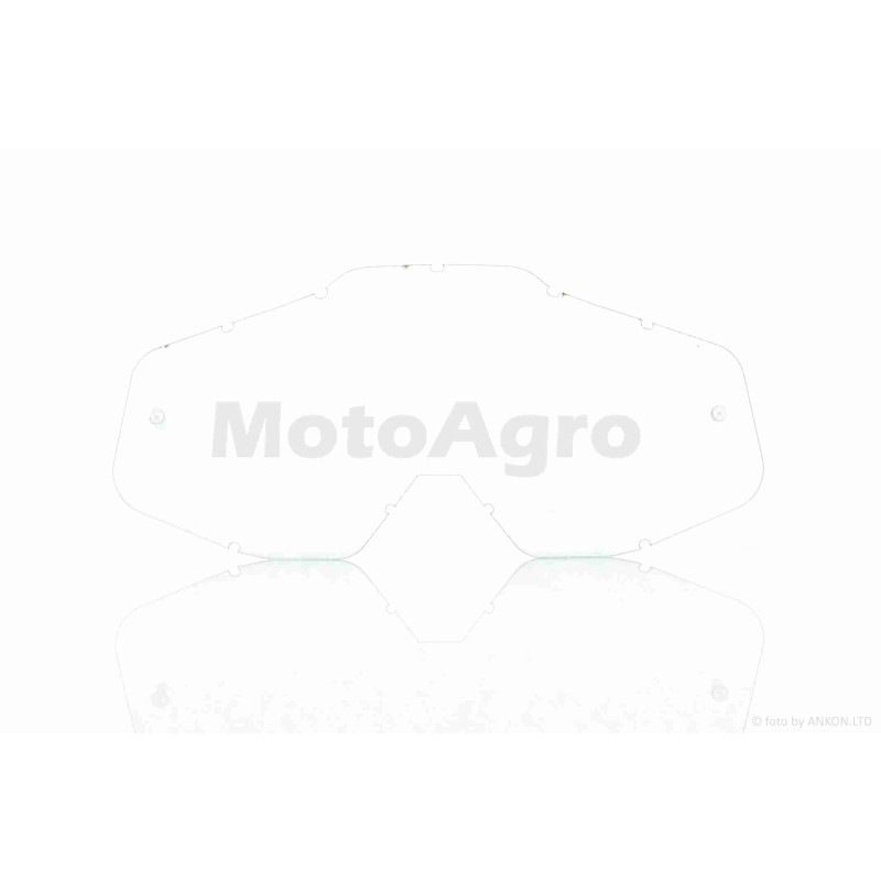 Окуляри кросові  "100%"  (class B, #109-1-12, тонований візор  +прозорий візор)