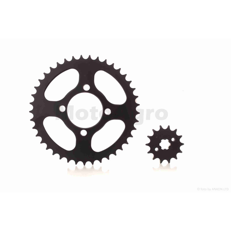 Зірки трансмісії  пара  Delta  428H-14/41  +ланцюг  98L  "MYG"