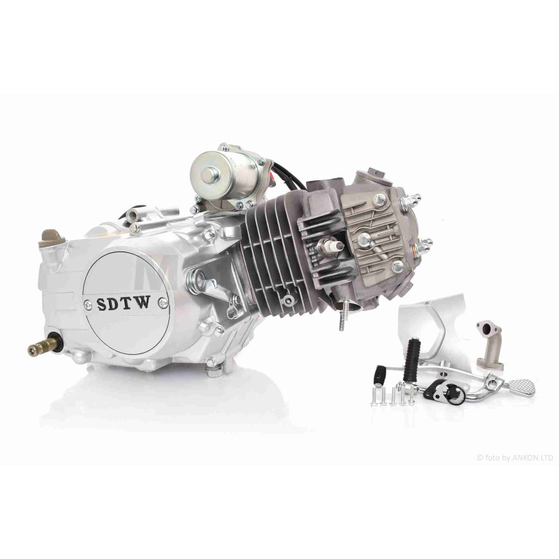 Двигун  1P54FMI  125cc, механіка, алюмінієвий циліндр  "SDTW"  (Delta, Alpha, Pitbike)