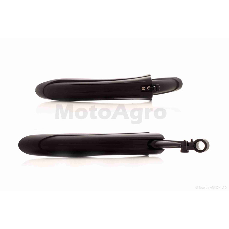 Крила бризковики  вело  пластмас, чорні  #HC-368/1