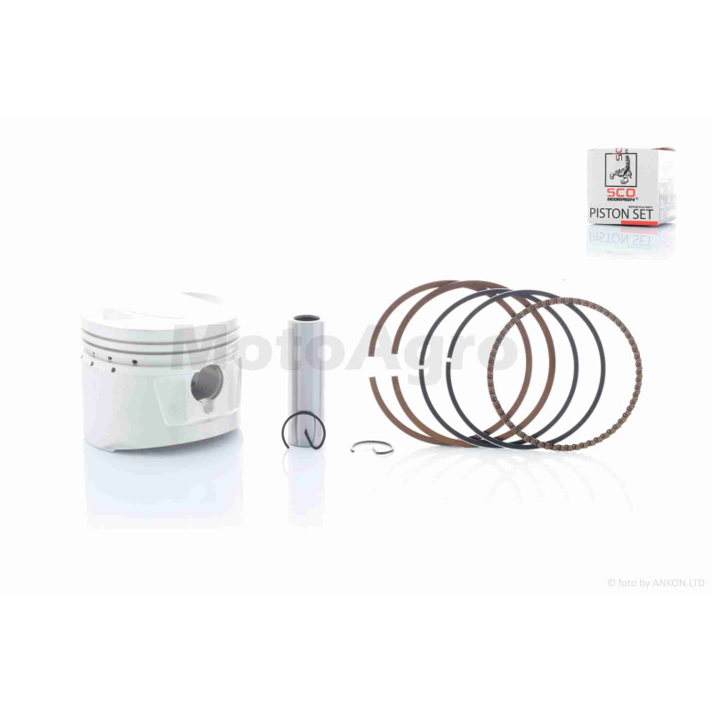 Поршень к-кт  CG150  STD  62.00, p-15  "SCORPION"