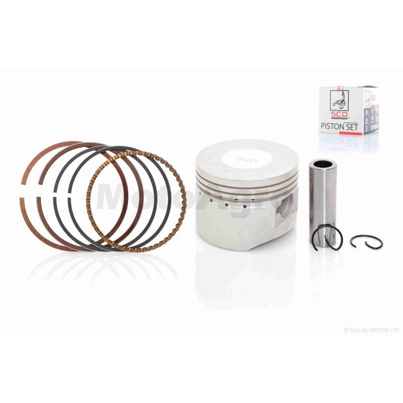 Поршень к-кт  Delta 125, TTR125   STD  54.00, p-13  "SCORPION"