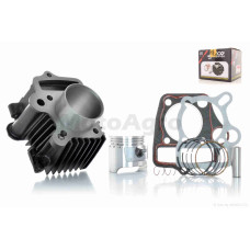 Поршневая циліндр в зборі на мопед дельта 100 (150FMH) D50 p13 h63 "SCORPION" (тюнінг на мопед дельта 70 147FMD бігбор)