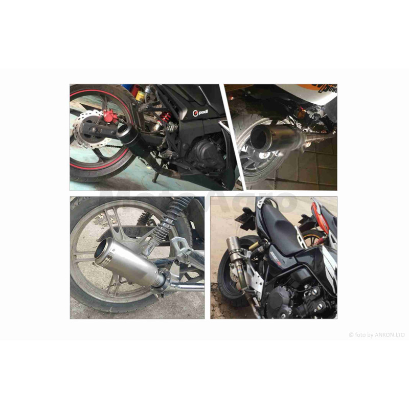 Глушник прямоток  #XPT032, D51  "SCP"  (чорний)