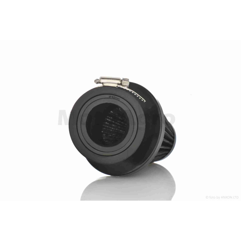 Фільтр повітряний (нульовик)  d35/42/48/50  косий, відкритий  #2201  (чорний)