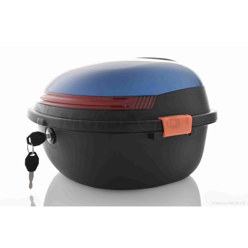 Кофр  28L  360*280*240mm  #HP007  "LIPAI"  (синій глянсовий)