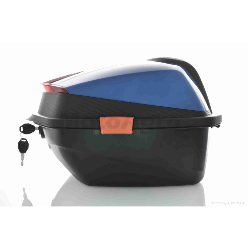 Кофр  34L  380*360*280mm  #HP010  "LIPAI"  (синій глянсовий)