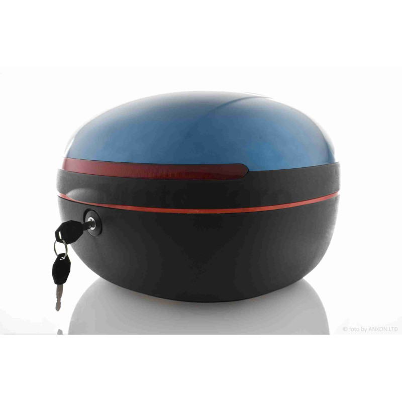 Кофр  32L  390*320*270mm  #HP011  "LIPAI"  (синій глянсовий)