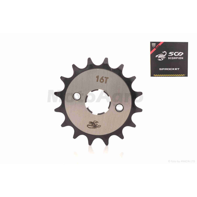 Зірка трансмісії передня  WY125/150  428-16T  "SCORPION"