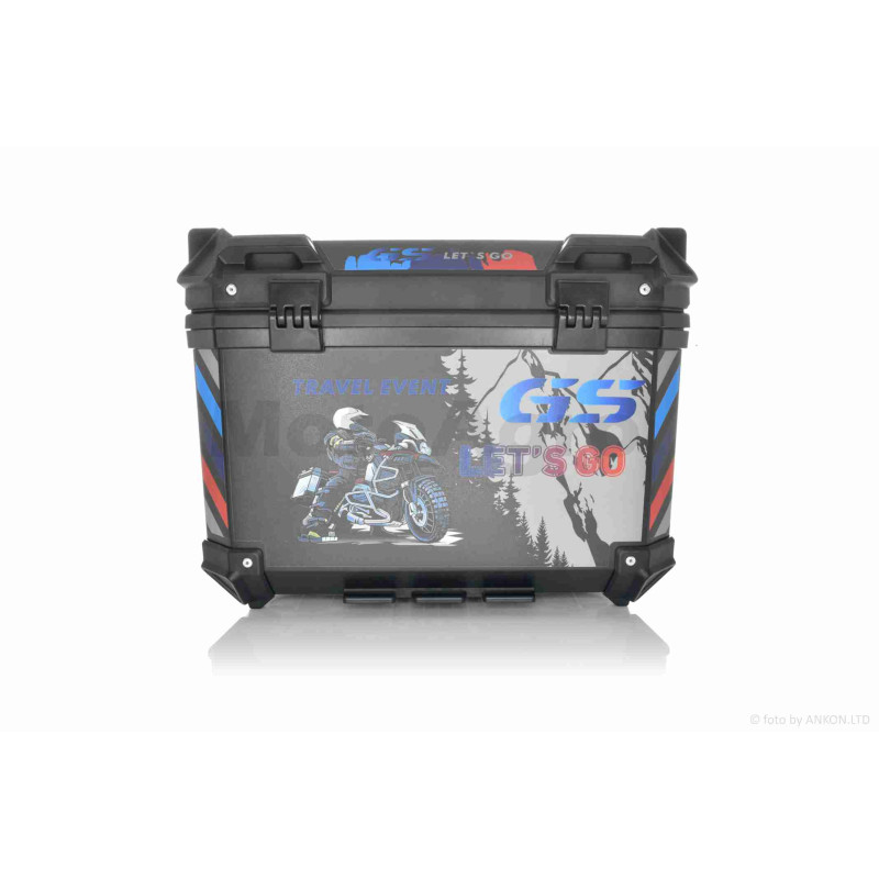 Кофр  60L  460*400*330mm  #1592  "MOTO LIFE"