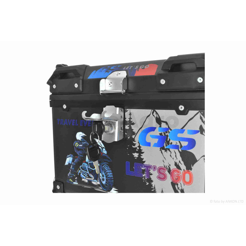 Кофр  60L  460*400*330mm  #1592  "MOTO LIFE"