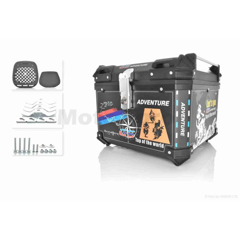 Кофр  60L  460*400*330mm  #1591  "MOTO LIFE"