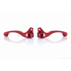 Важелі керма на скутер хонда діо барабан/барабан голі (CNC червоні)