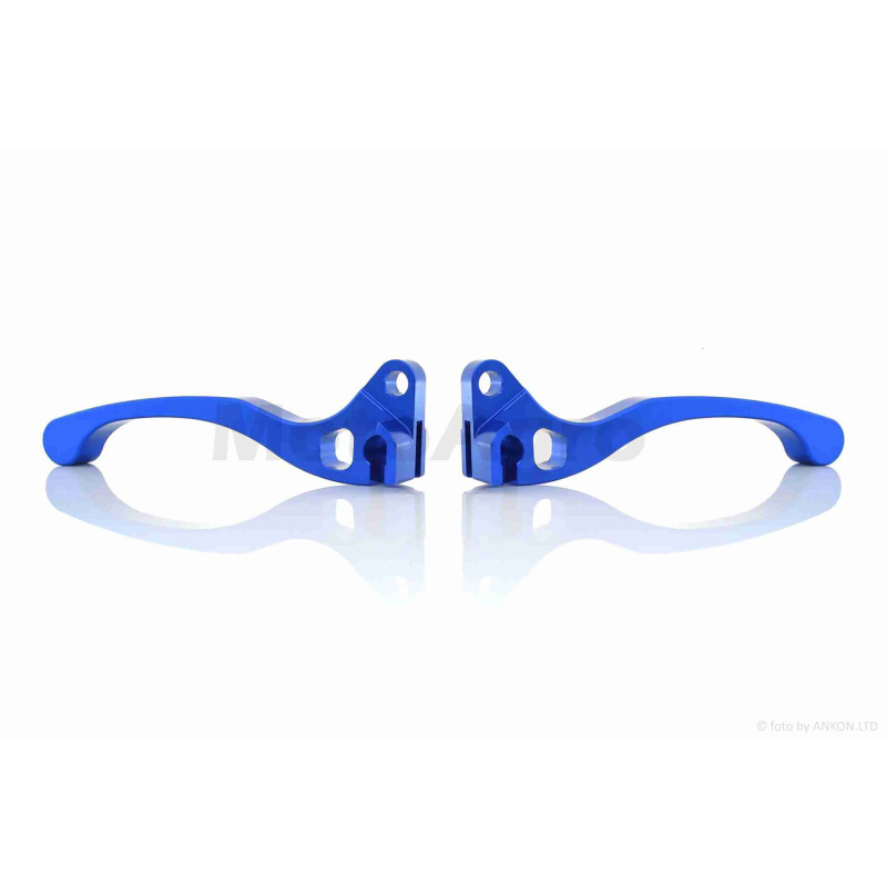 Важелі керма  DIO  барабан/барабан  голі  (CNC, сині)