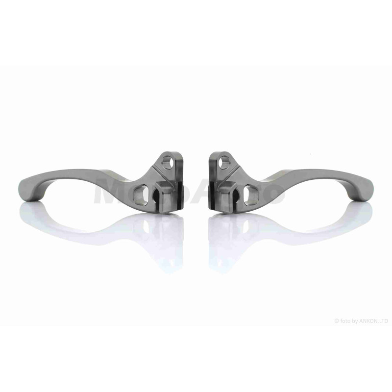 Важелі керма  DIO  барабан/барабан  голі  (CNC, хром темний)