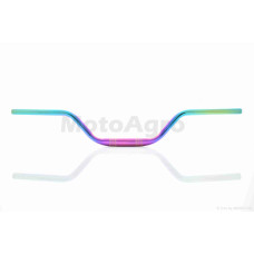 Кермо мото d22-28-22 L770 h110 сталеве ( Plasma бірюзовий/ліловий)