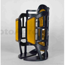 Тримач пляшки (фляготримач) мото CNC "LIPAI" (жовтий)