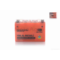 АккумуляторGEL 12 вольт 6.5A 138-65-100mm 12N6.5L-BS (YB6.5L-BS) "OUTDO" (2024)