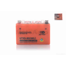 АккумуляторGEL 12 вольт 9A 150-86-107mm UTX9-BS (YTX9-BS) "OUTDO" (2025)
