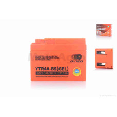 АккумуляторGEL 12 вольт 2.3A Honda 115-50-85mm YTR4A-BS "OUTDO" (2025)
