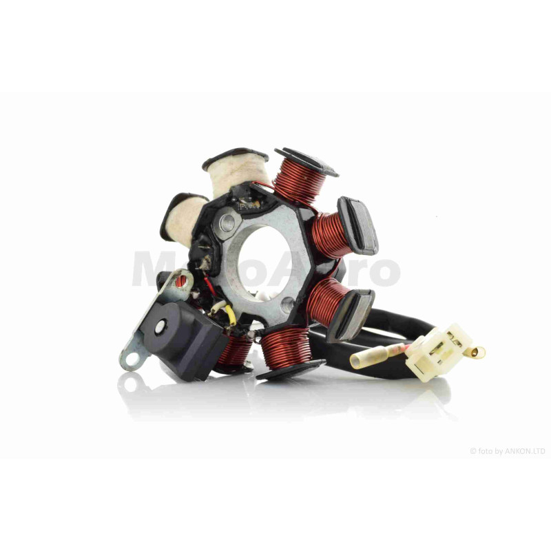 Генератор (статор)  GY6 50  6+2  "OD"