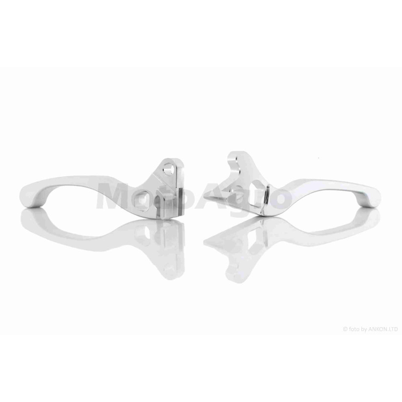 Важелі керма  DIO ZX  диск/барабан  голі  (тюнінг, хром)