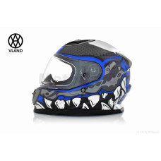 Шолом інтеграл "VLAND" M62-Dino синій M
