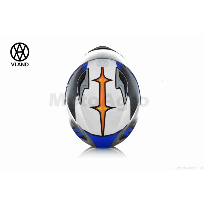 Шолом інтеграл  "VLAND"  #M62-Dino  синій, M