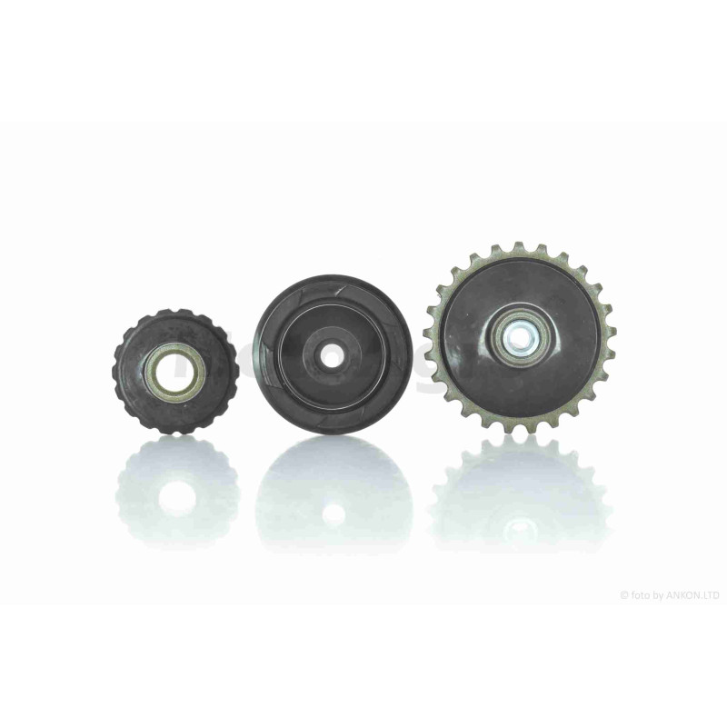 Ремкомплект ГРМ  Delta, Alpha, Active 110  3 ролика  "LIPAI"