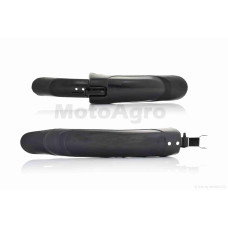 Крила бризковики на велосипед пластмас чорні HC-368