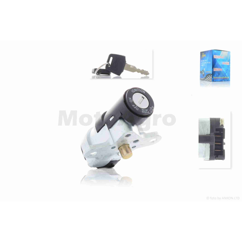 Замок запалювання голий  DIO AF35, AF27 FIT, TACT AF51 з діодом  "LIPAI"