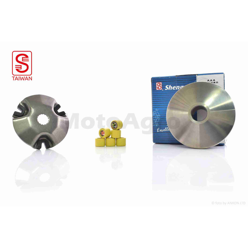 Варіатор передній  JOG 2JA, AXIS 90, STELS (2T ремінь)  "SEE"  (Sheng-E)  ТАЙВАНЬ