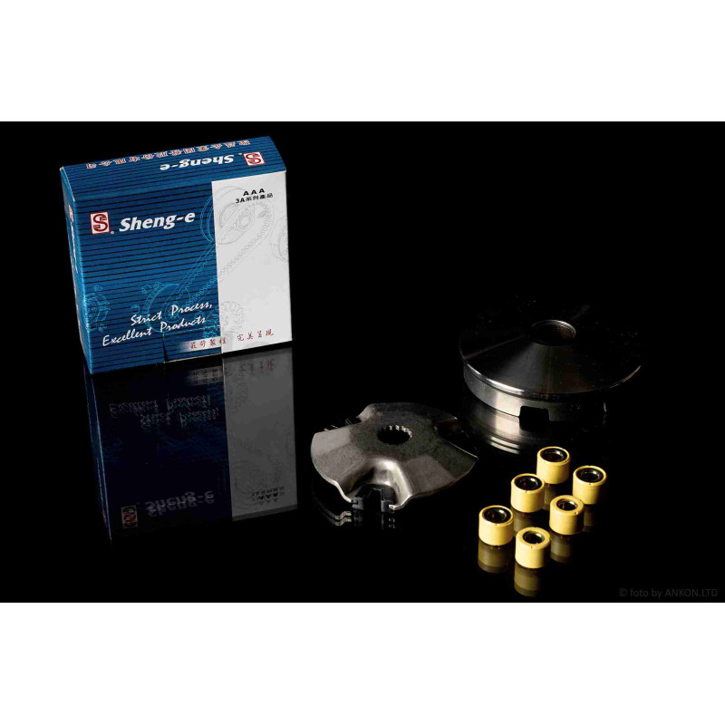 Варіатор передній  JOG 2JA, AXIS 90, STELS (2T ремінь)  "SEE"  (Sheng-E)  ТАЙВАНЬ