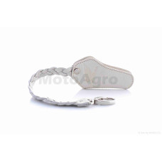 Чохол для ключів з ремінцем HONDA (шкіра білий)